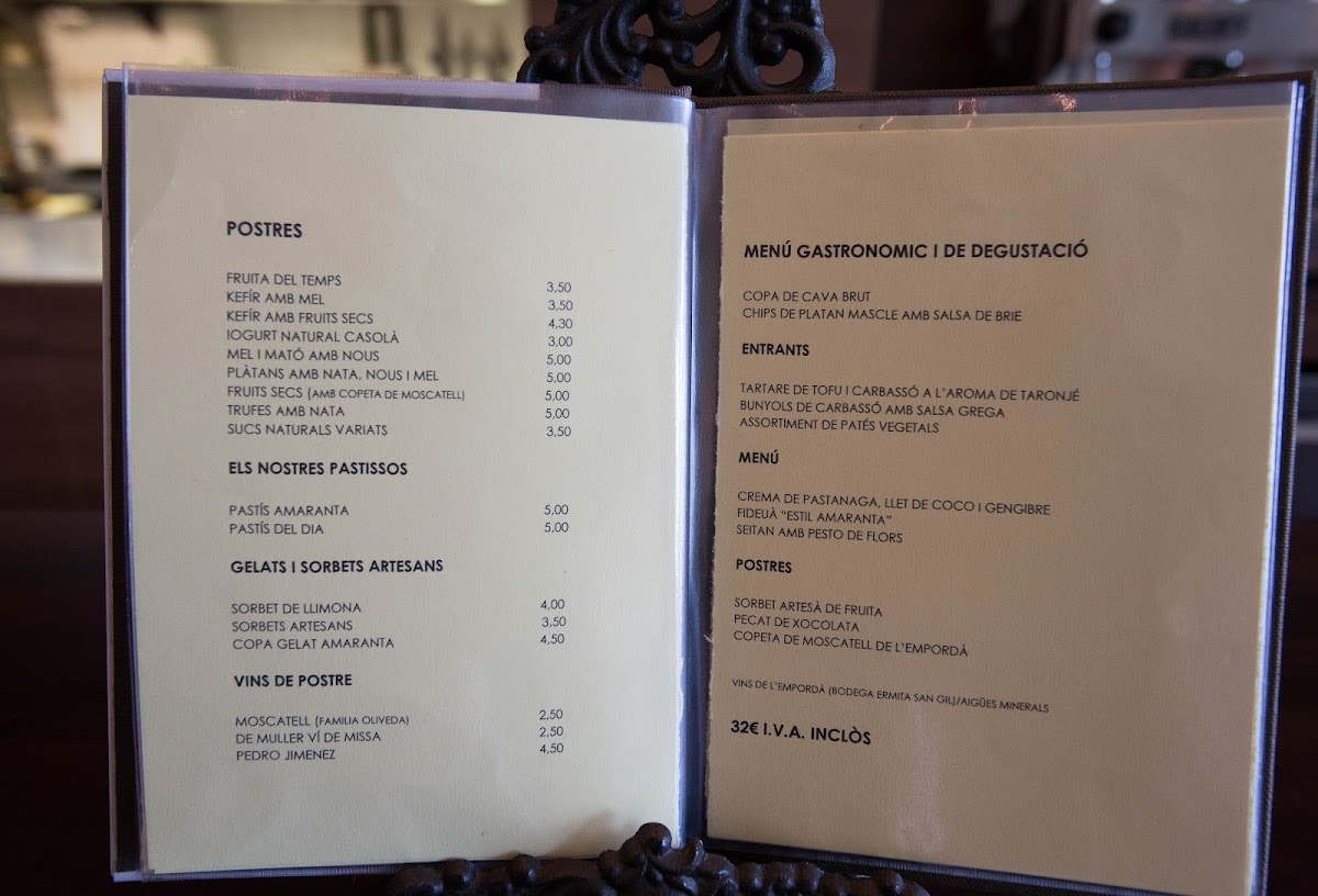 Menu Amaranta-10