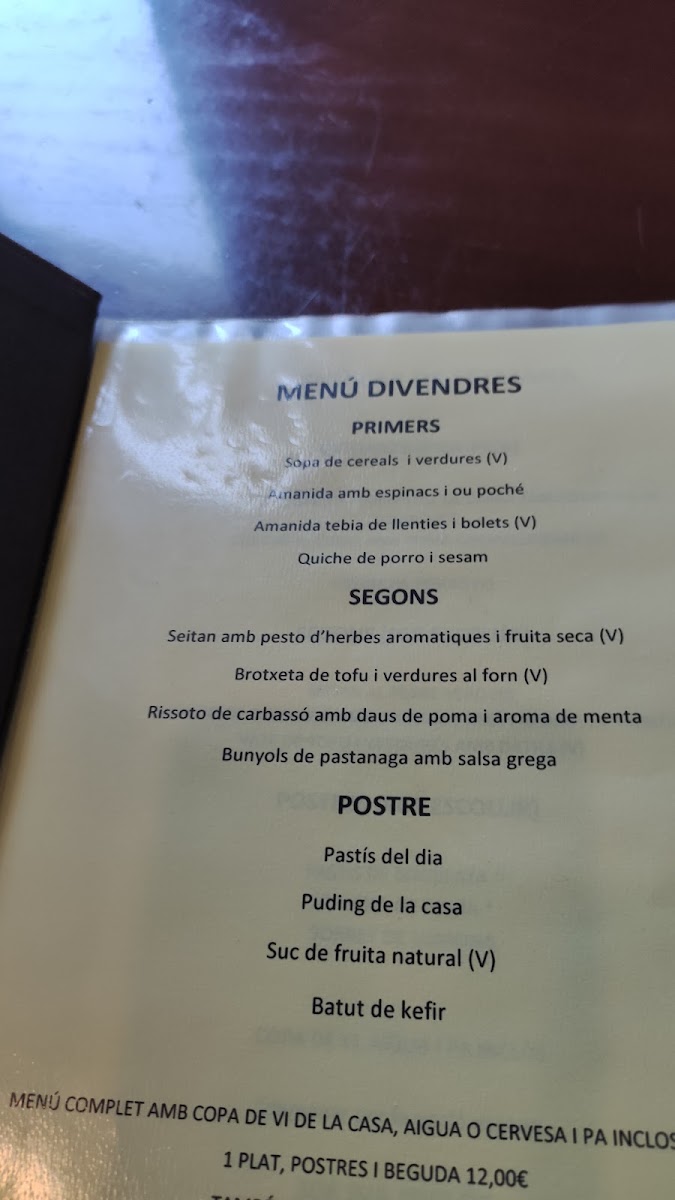 Menu Amaranta-3